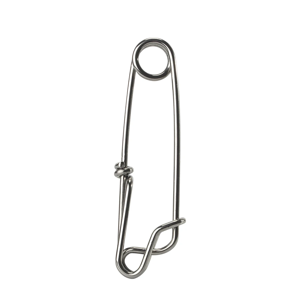DNDYUJU-broche de pesca de acero inoxidable, señuelo giratorio, Pin rápido, Conector de Clip de ojo abierto, accesorios de línea de pesca, 1 ud. - imagen 3