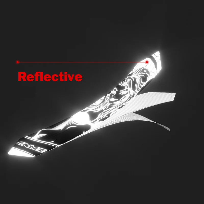 Pegatinas reflectantes para patinete eléctrico, película de marco de bicicleta, protector impermeable antiarañazos, luz de advertencia para bicicleta de montaña y carretera - imagen 4