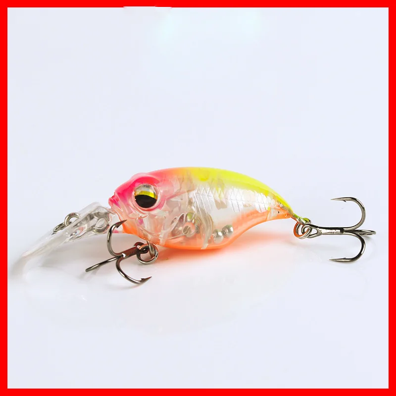 BassLegend pesca flotante Mini Crankbait Griffon cebo Bass Pike trucha señuelo 38mm 5,7g profundidad 1,2 m sonajero - imagen 2