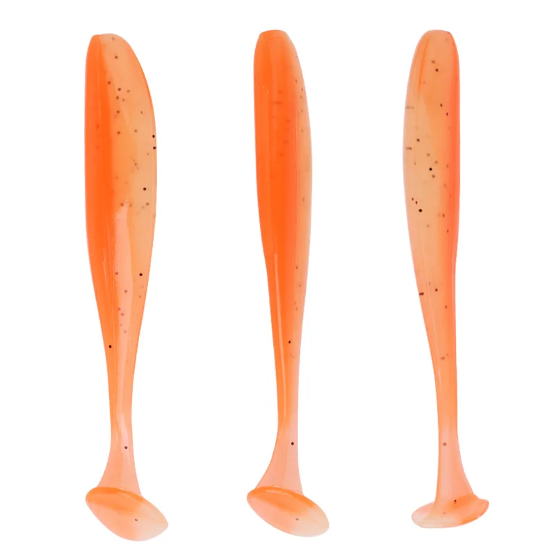 WDAIREN-SEÑUELOS blandos de silicona de doble Color, cebo Artificial de 5cm y 7cm, productos para pesca en el mar, Wobblers, cola de Pva, Swimbaits, aparejos de lubina