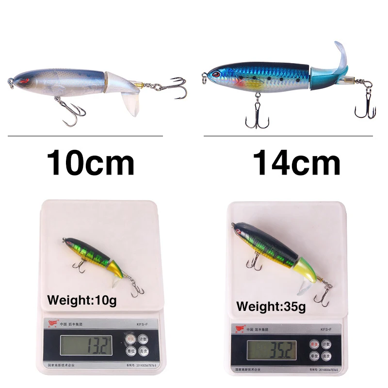 Whopper Plopper 13/15/35g Swimbait señuelo duro VIB Jig Spin cebo pesca cola giratoria aparejos de pesca Topwater cuchara de mar para Lucio - imagen 5