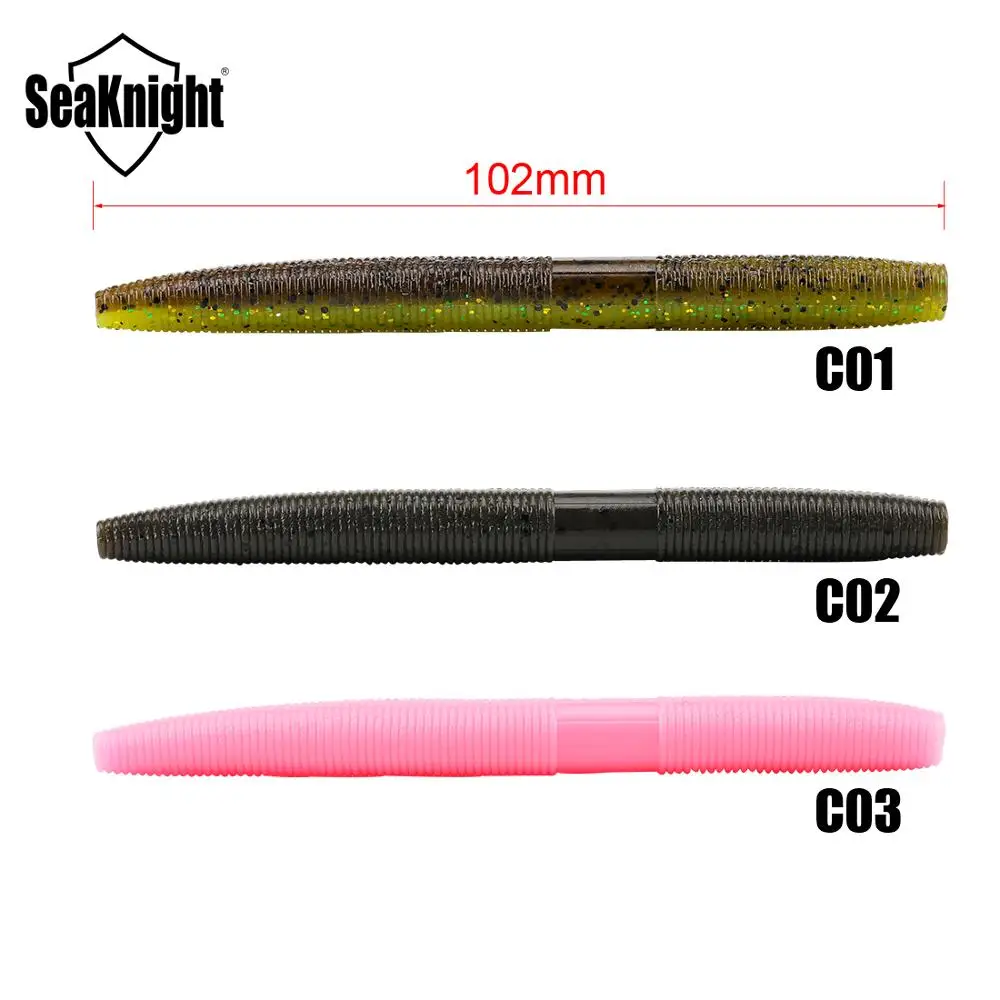 SeaKnight marca cebo suave señuelo de pesca cebo Artificial para pesca en río lago peso de señuelo suave: 6,9g 7,4g 8,5g 6 unids/bolsa/lote - imagen 4