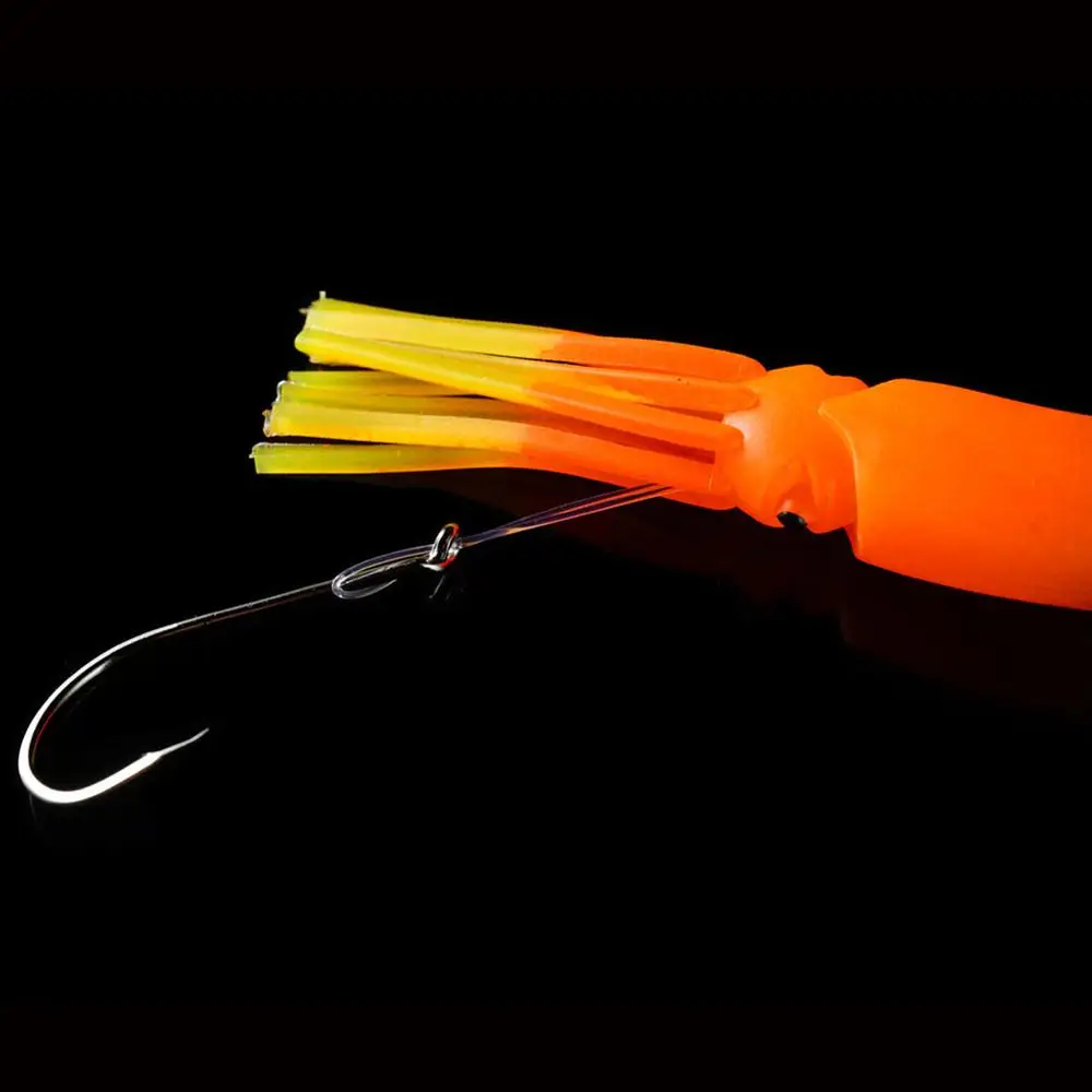 SUNMILE-señuelo de pesca de calamar suave, señuelo de cadena de Margarita de 12cm, anzuelo de calamar para pesca en el mar, cebo Wobbler, señuelo de pesca de curricán - imagen 2