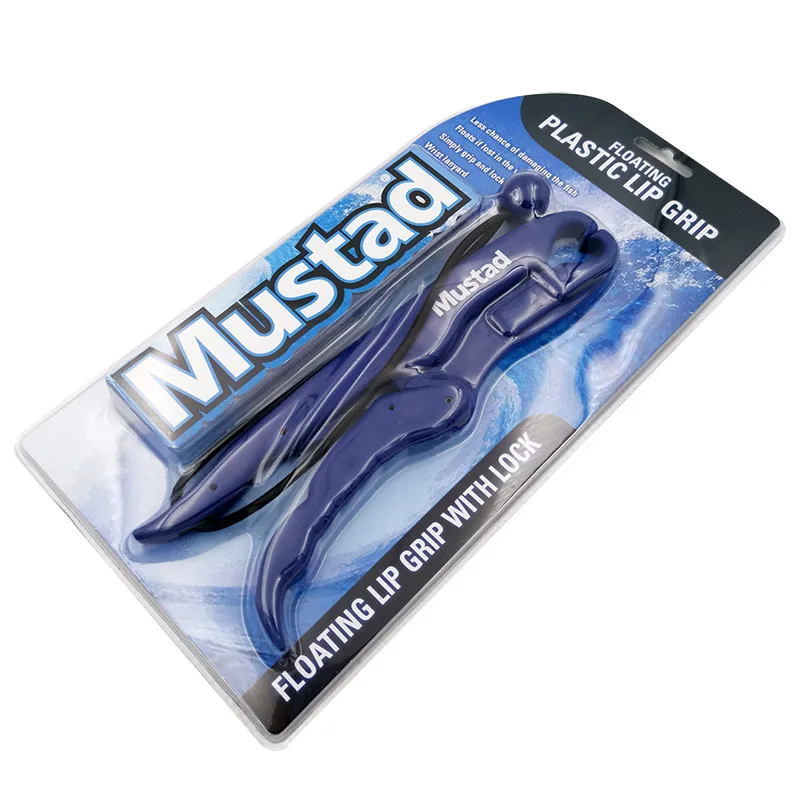Mustad-empuñadura de pesca de plástico ABS, pinza flotante de 25cm, controlador de peces ultraligero con cuerda de retención, herramienta de señuelo de pesca - imagen 4