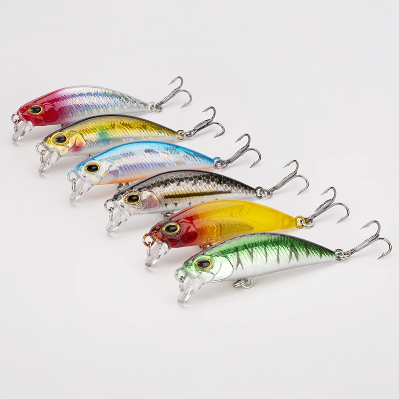 Crankbait Minnow sumergible 50mm para pesca truchas - imagen 3