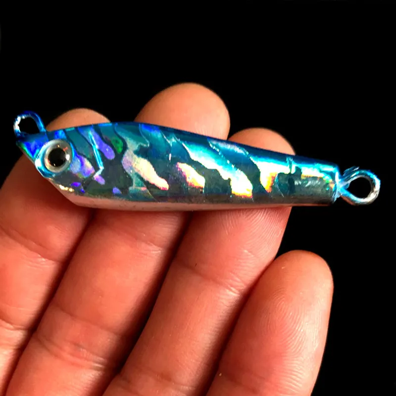 Señuelo de pesca de onda vibratoria, cebo duro, 5g, 7g, 10g, 15g, 20g, Culter, Jigs de Metal, señuelos artificiales, orilla, largo fundido, Jigbait, 1 pieza