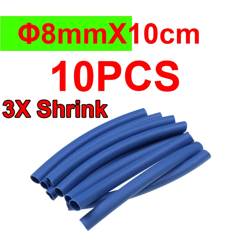 10pcs 8mm blue