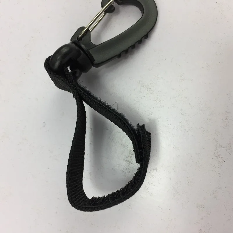 LLavero de nailon de alta resistencia, mosquetón colgante para pistola, bolsa táctica de caza, Cartucho molle, cinturón, accesorios de montaje, 2 uds. - imagen 5