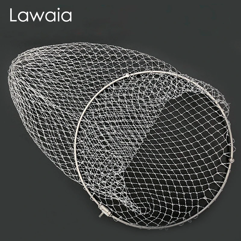 Lawaia-Red de inmersión de pesca plegable, Red de bolsillo de acero inoxidable, antienvejecimiento, equipo de pesca - imagen 2
