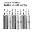 10pcs 10g sinkers