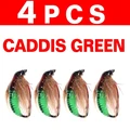 4pcs caddis green