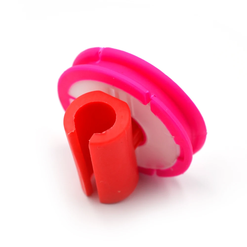 MNFT carrete de tablero de bobinado de 4 piezas y eje de línea principal de silicona, puede empalmar bobinas de silicona para pesca, accesorios de equipo de pesca - imagen 4