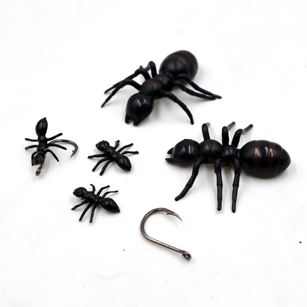 MNFT Señuelo Hormiga – Plástico Negro para Carpa y Dorada - imagen 5