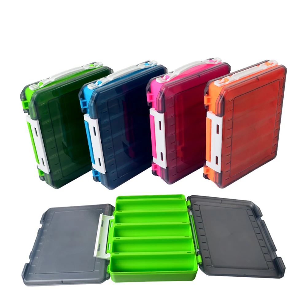 Caja de aparejos de pesca a prueba de agua, estuche de almacenamiento portátil para carpa, accesorios de pesca al aire libre, señuelo, cuchara, gancho, cebo, X193G - imagen 2