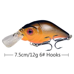 Crankbait para Lubina – Señuelo Wobbler de Pesca con Manivela