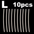 10pcs white L