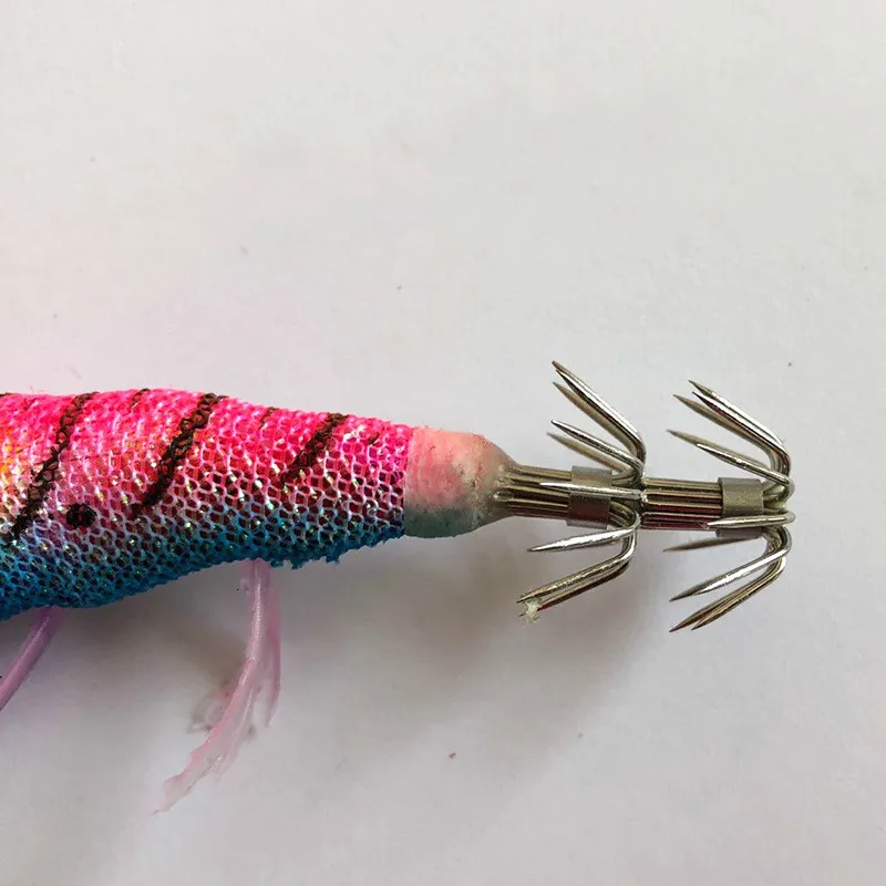 Egi Señuelos de Pesca de pulpo de 13cm, anzuelo de calamar duro, cebo Artificial para pesca en el mar - imagen 3