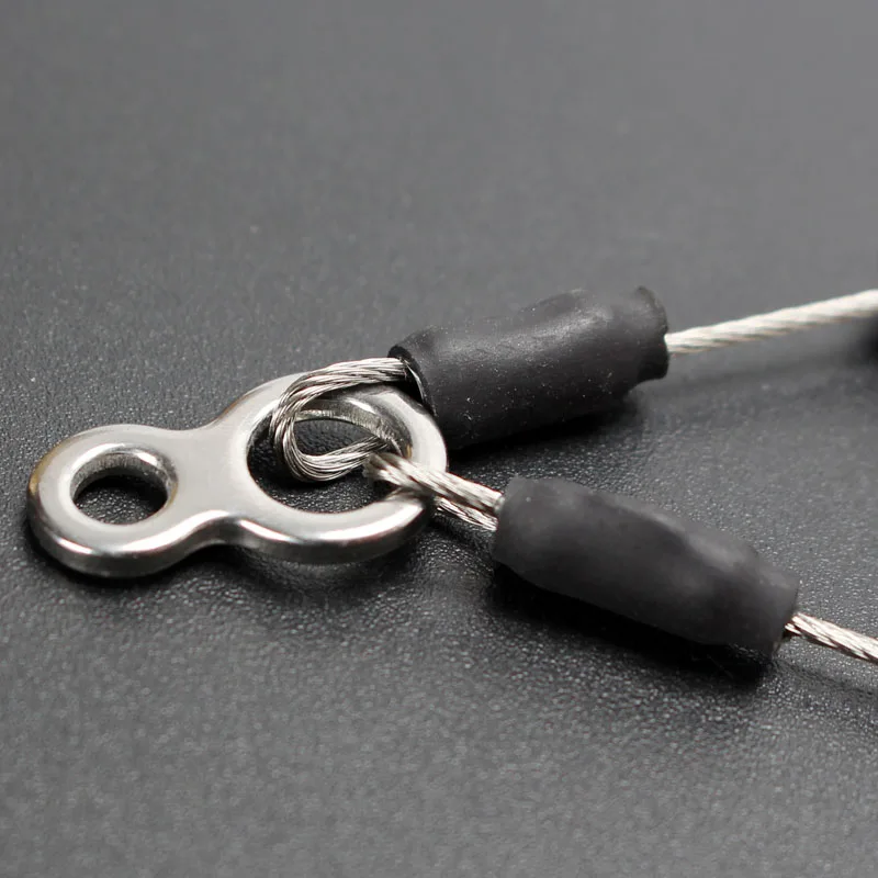 Leaddeers-anzuelos de alambre de acero inoxidable 316, anzuelos de pesca fundidos con púas, doble plantilla - imagen 2