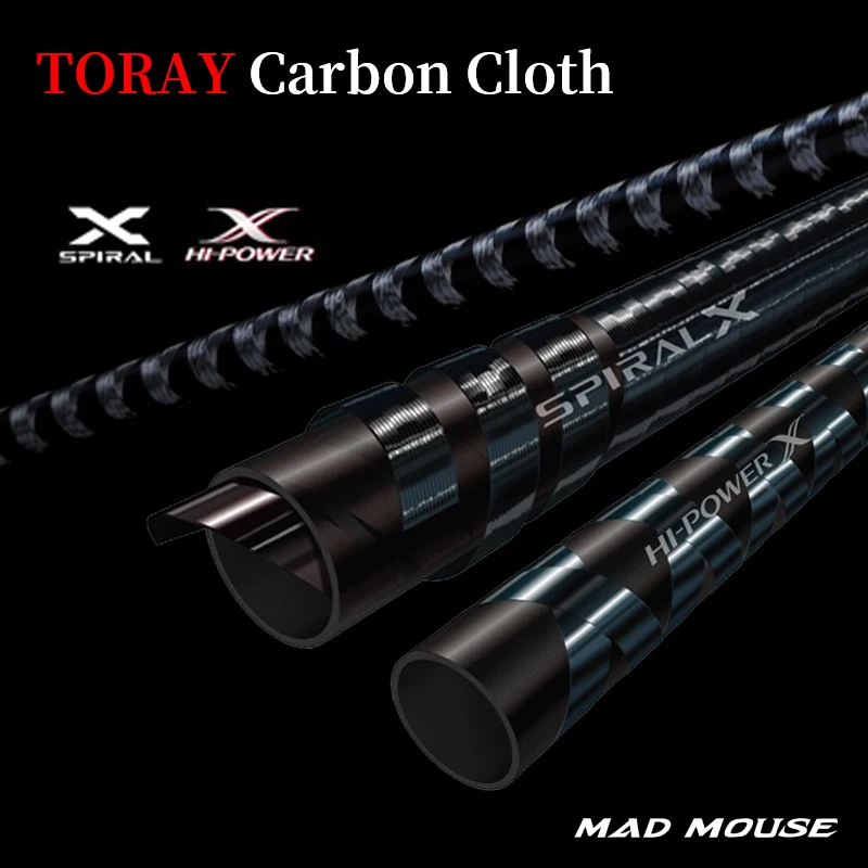 MADMOUSE-caña de pescar con señuelo MARK III PRO, 1,98 m, 2,09 m, 2,28 m, N/ML, Power MF Action Lure WT 3-21g, 2 unidades, cañas de fundición giratorias - imagen 4