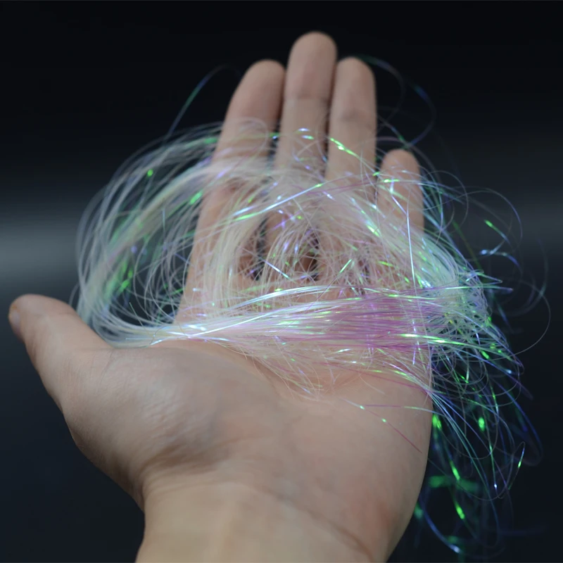 Simulador de serpentinas de oropel brillante, materiales de pesca con mosca, atado de moscas, Perla de mylar plana, ninfas, flashback, 7 colores, nuevo - imagen 4