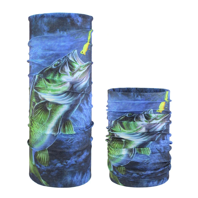 Bufanda mágica multicolor para cubrir la cabeza, banda para la cabeza a prueba de viento y rayos UV, máscara facial, caja de aparejos de pesca, suministros para deportes al aire libre, 1 ud. - imagen 2