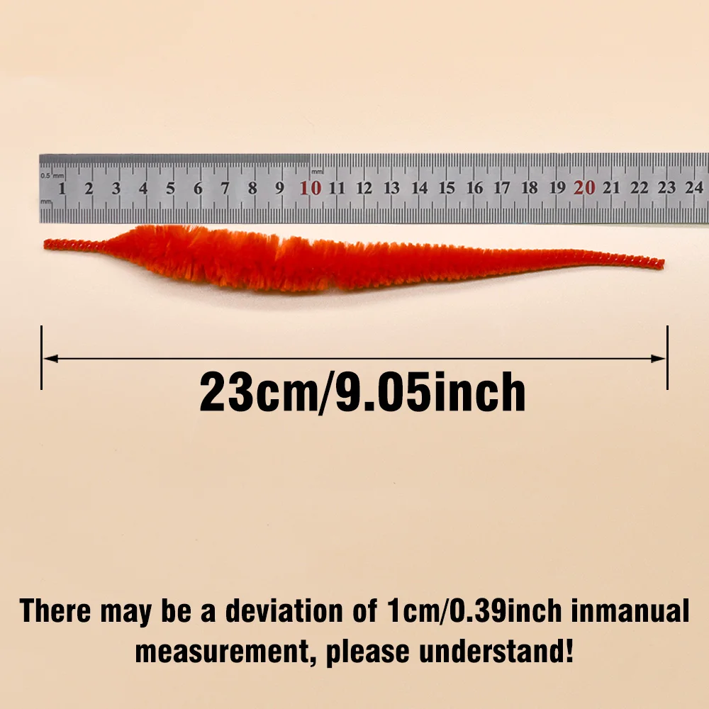 MNFT 12 Uds mangum colas de dragón Pike Muskie Steelhead mosca atado señuelo agua salada Baitfish mosca serpiente Wigle Material de cola gusanos suaves - imagen 5