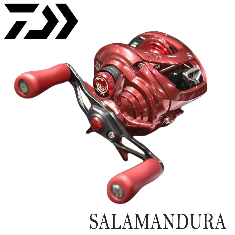 DAIWA-carrete de pesca SALAMANDURA Baitcasting, 7,1: 1/8, 1:1, relación 5,0 KG, potencia 190g, sistema TWS 7 + 1BB, marco de aleación de aluminio - imagen 3