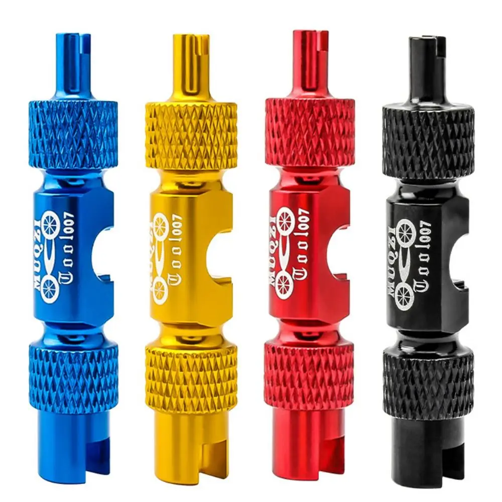 Llave de extracción de válvula Schrader Presta para bicicleta de montaña, herramienta de núcleo de válvula de instalación de boquilla de neumático multifunción - imagen 4