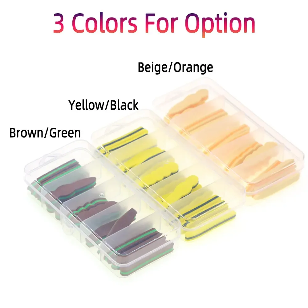 Bimoo, 15 Uds., mezcla/caja, tolva de espuma EVA, Material para atar moscas, para atar saltamontes, mosca flotante, mosca seca, trucha, lubina, Señuelos de Pesca - imagen 4