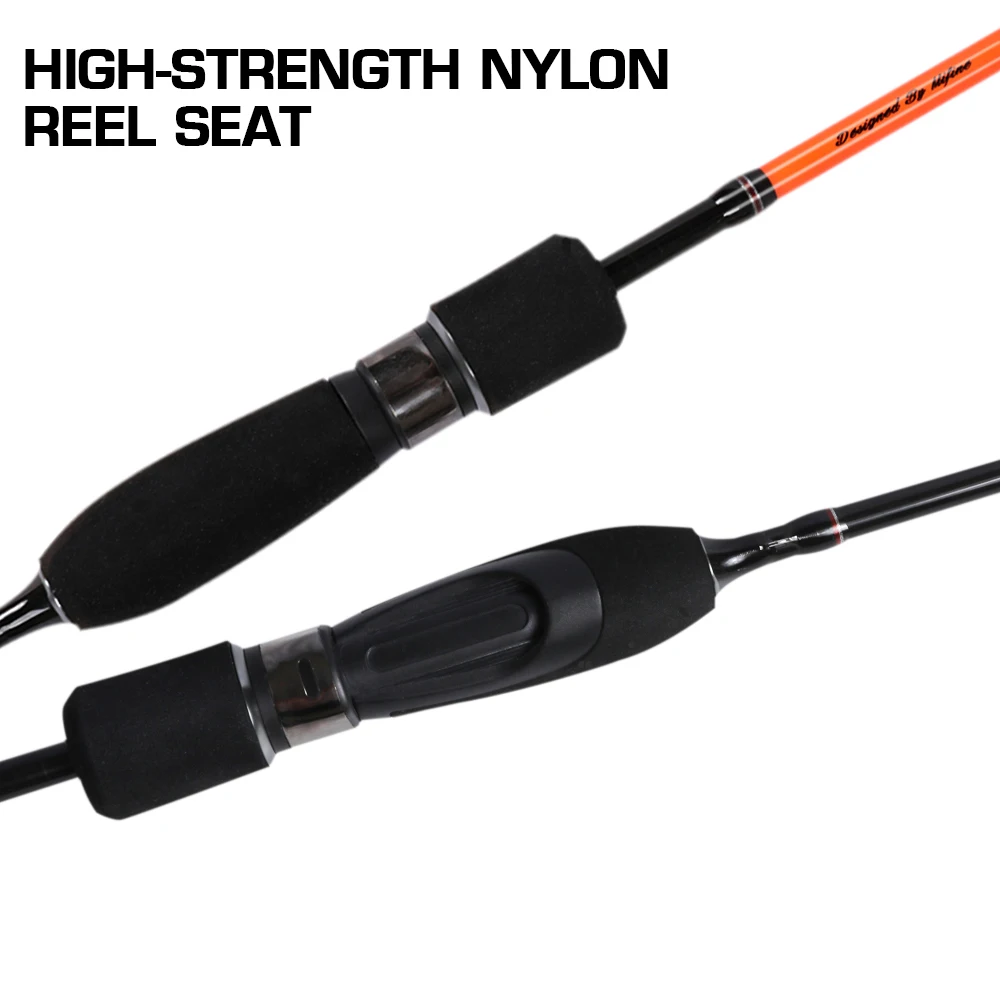 MIFINE-caña de pescar de carbono ultraligera SPEEDFLY SPIN 24T, 1,8 M, 1,98 M, 2,1 M, peso del señuelo 1-8g, caña de trucha giratoria de 2 secciones - imagen 3