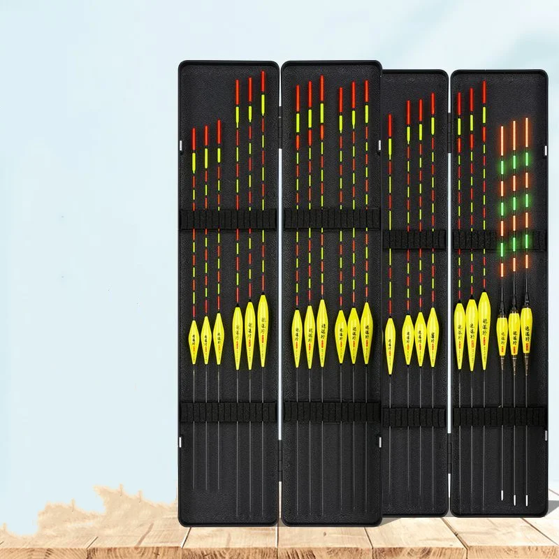 Alarma de mordedura de pescado, Nano flotador de pesca, llamativo, carpa cruciana, flotador luminoso inteligente, río, lago, Arroyo, boya Vertical, gancho - imagen 3