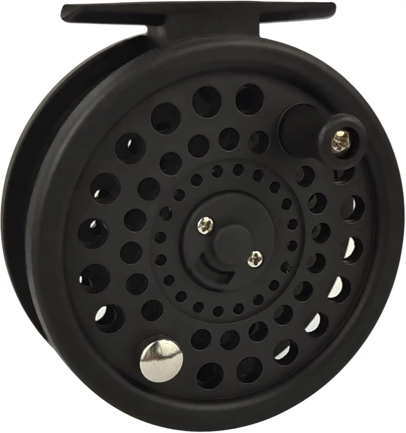 Carrete de pesca con mosca de grafito Aventik CM, sistema de arrastre de clic, cenador grande de grafito clásico IV, tamaños 3/5, 5/7, carretes de pesca con mosca - imagen 5