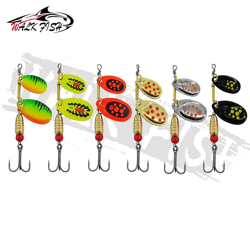 Walk Fish Cuchara giratoria 82mm – Doble rotación para trucha y lubina