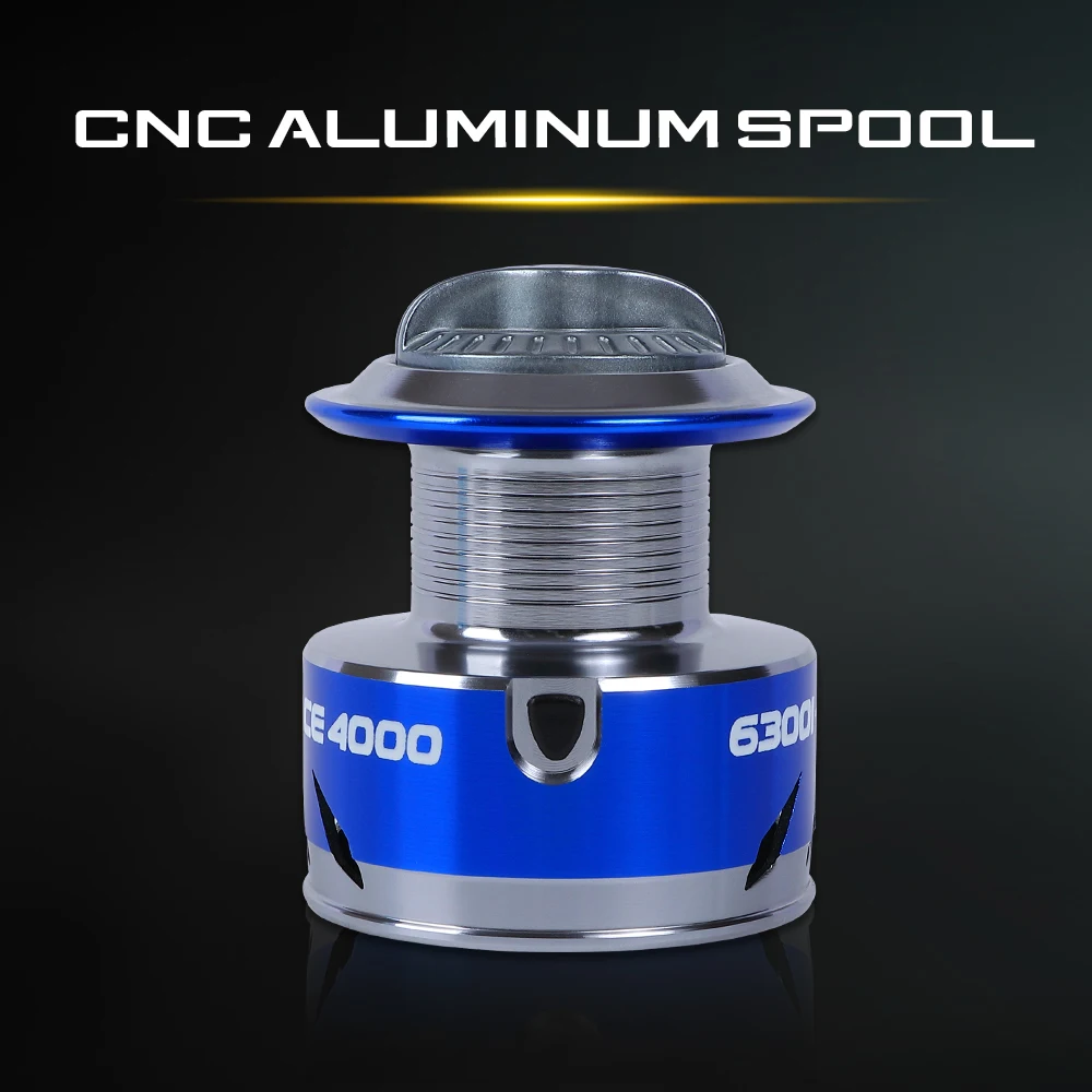 MIFINE DACE-Carrete giratorio para luz de lubina a 203G Tamaño 500-6000, 10kg Max Drag Rueda de pesca Accesorios aparejos de mar agua salada - imagen 3