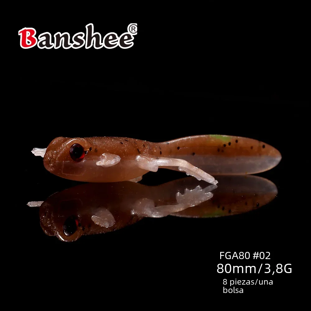 8 unids/lote señuelo suave lagarto 3,8g/80mm Lacertid Lacertilian Bluey Carbrite lubina cebo artificial señuelo de pesca para plataforma PIke Texas - imagen 4