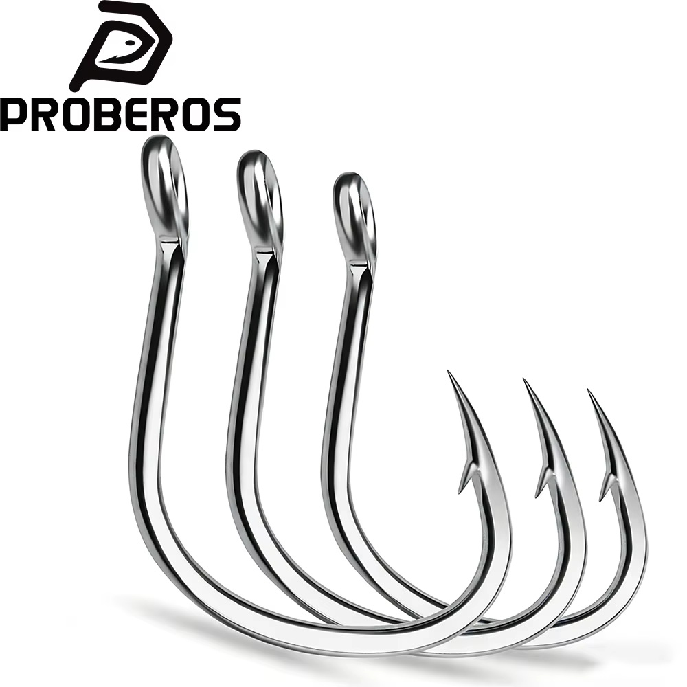 PROBEROS Anzuelos Crank 1/0-5/0 Cabeza de Plomo - Acero Carbono Carpa - imagen 2