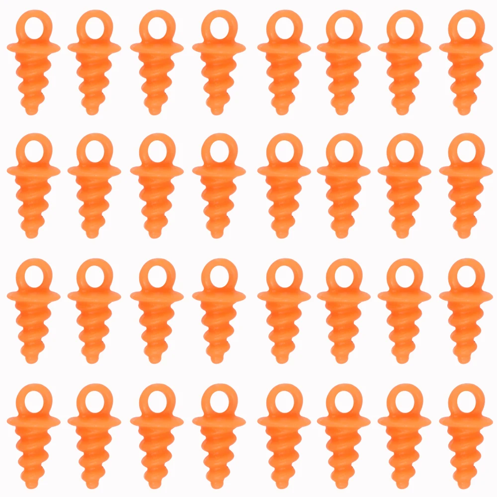 Boilie tornillo para pesca de carpa, accesorios de plástico, tapón de cebo para aparejos de carpa, herramienta de soporte de cebo, 80 Uds./40 Uds. - imagen 4