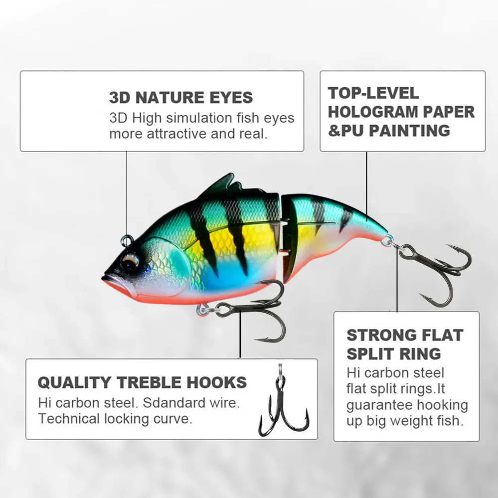 Wobbler sinking 115mm para lubina – 45,5g - imagen 4