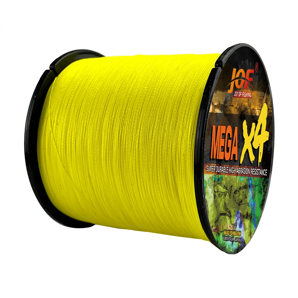 JOF-línea de pesca de PE trenzada de 4 hebras, 1000m, recién mejorada, 10, 12, 18, 28, 35, 40, 50, 60 y 80 libras, evita que la carpa muerda en la naturaleza - imagen 2