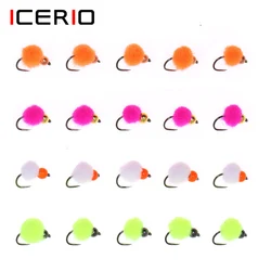 ICERIO Beadhead Glo Ninfa #16 – Ninfa artificial para trucha