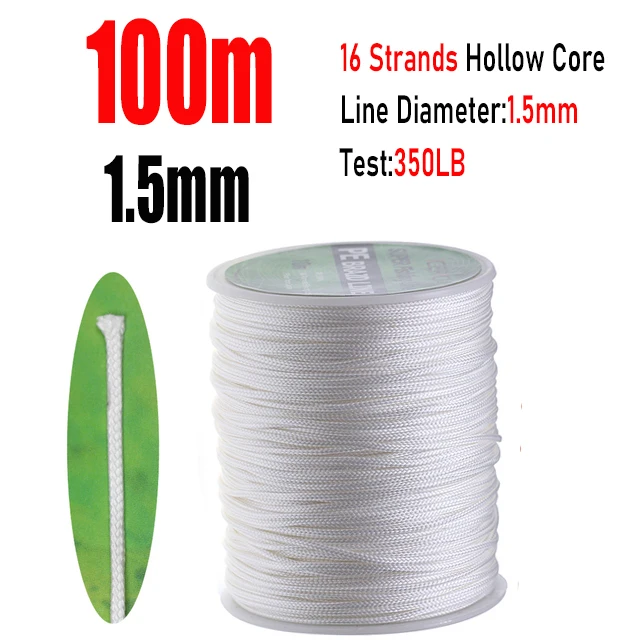 Hollow white 1.5mm