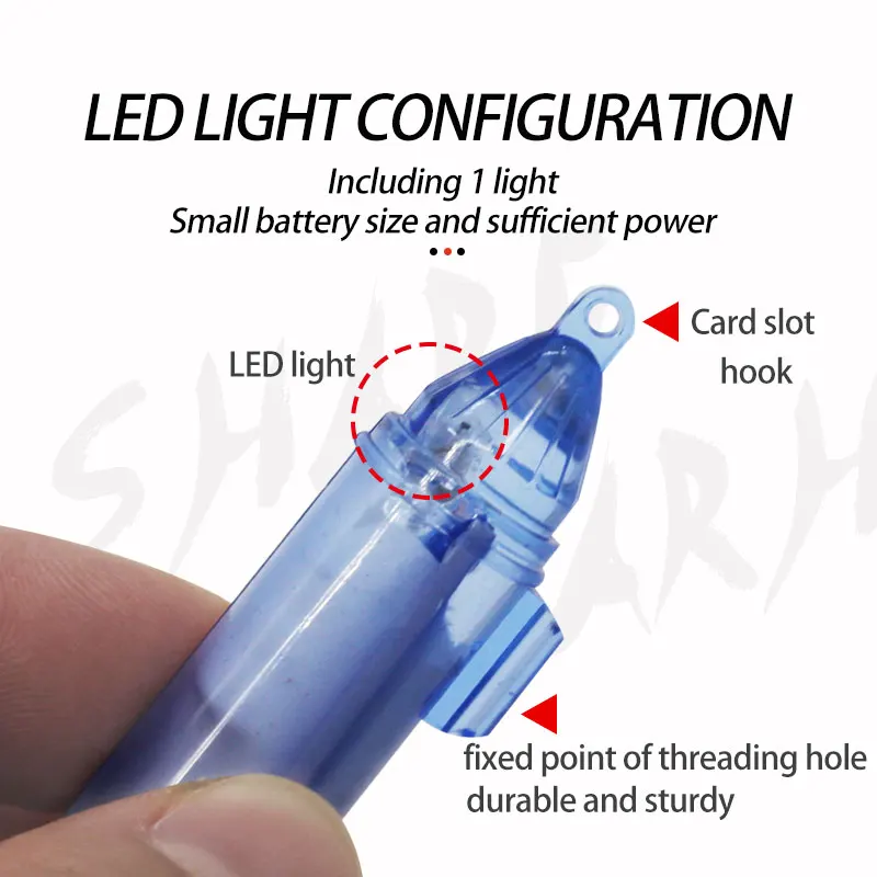 Herramientas de pesca, Mini luz LED para señuelos de peces, impermeable, subacuática, atracción, señuelo de pesca, lámpara de pesca para una noche de caída profunda - imagen 2