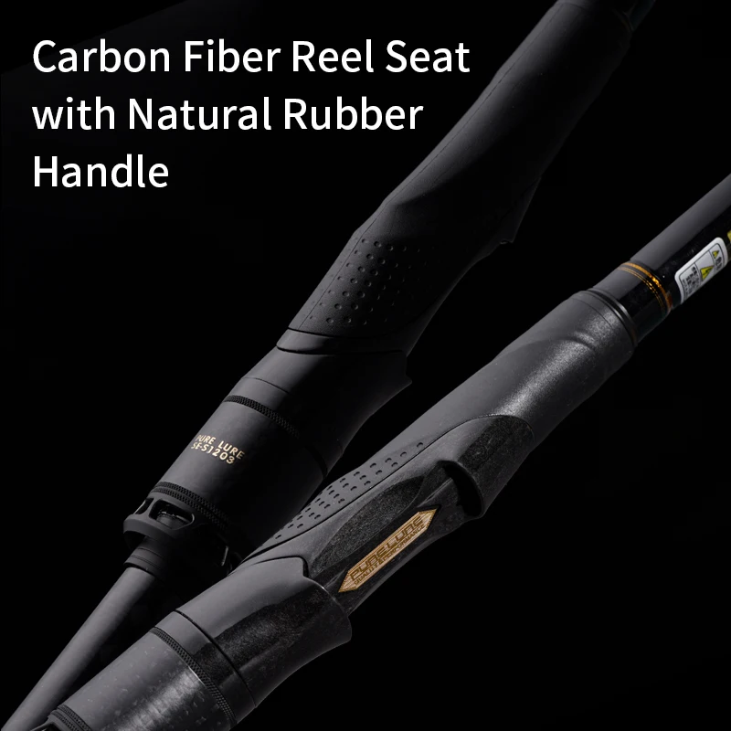 PURELURE SEABED 12 pies 3,0 m 3,3 m 3,6 m ML MH caña giratoria para lubina caña de pescar de lanzamiento largo de alto carbono en carrete giratorio más - imagen 4