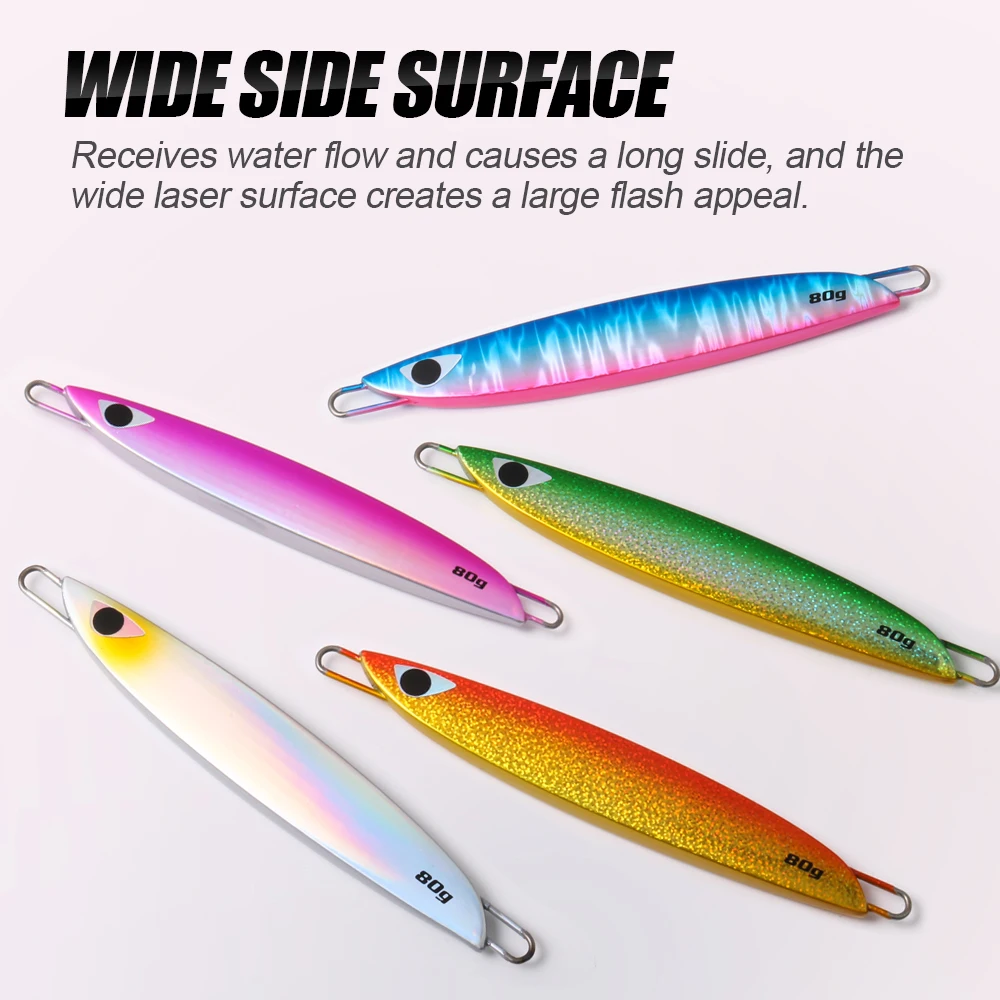 CASTFUN Jig Slow Pitch Metálico – Señuelo para pesca en mar - imagen 3