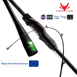 PURELURE ZERO-cebo pequeño ligero de alto carbono, caña de lanzamiento larga, pesca en roca, caña giratoria para trucha, pesca BFS, fundición UL Stream Bass
