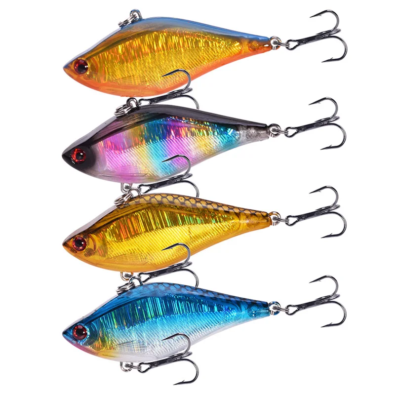 Señuelo de pesca hundido VIB, 6cm, 13,5g, 6, 1 ud. # Anzuelos triples Wobblers cebos artificiales Crankbait Peche para aparejos de pesca de carpa lubina - imagen 5