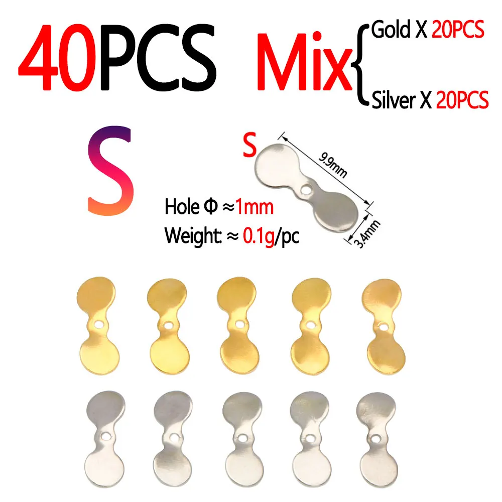 40pcs Mix Col S