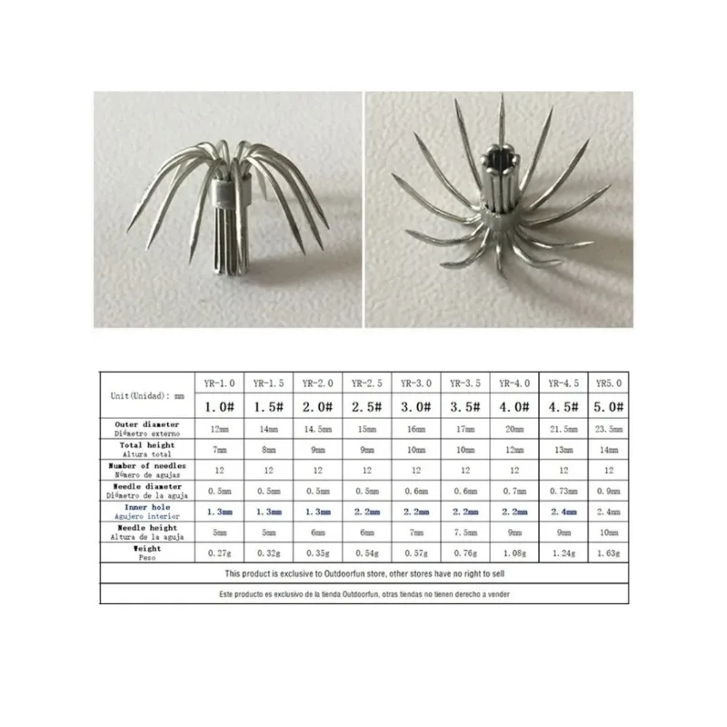 Anzuelos de calamar de acero inoxidable, anzuelos de doble tándem para pesca en el mar, accesorios de cebo de España y Chile, herramienta YR, 100, piezas, 200 - imagen 3