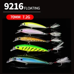 Wobbler flotante 70mm 7,2g para trucha, lucio y carpa