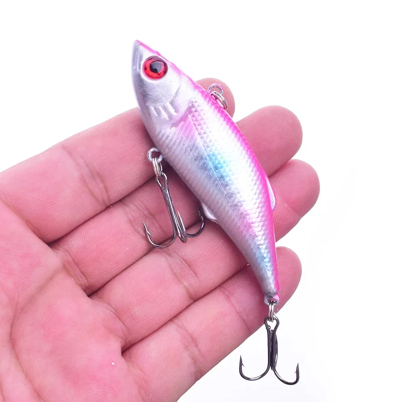 Señuelo duro de pesca que se hunde por vibración, 7,5 cm, 9,5g, Vib, cebo de pesca de mar, hielo de invierno, Wobblers, aparejos de pesca de agua salada, 1 ud. - imagen 5